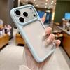 Прозрачный цветной мягкий бампер из акрила и ТПУ для IPhone Air 17 16 Plus 15 14 13 12 11 Pro Max Ударопрочный защитный чехол