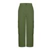 Womens Elastic High Waisted Cargo Pants Stretch Casual Wide Leg Streetwear Parachute Hiking Pants With Pockets