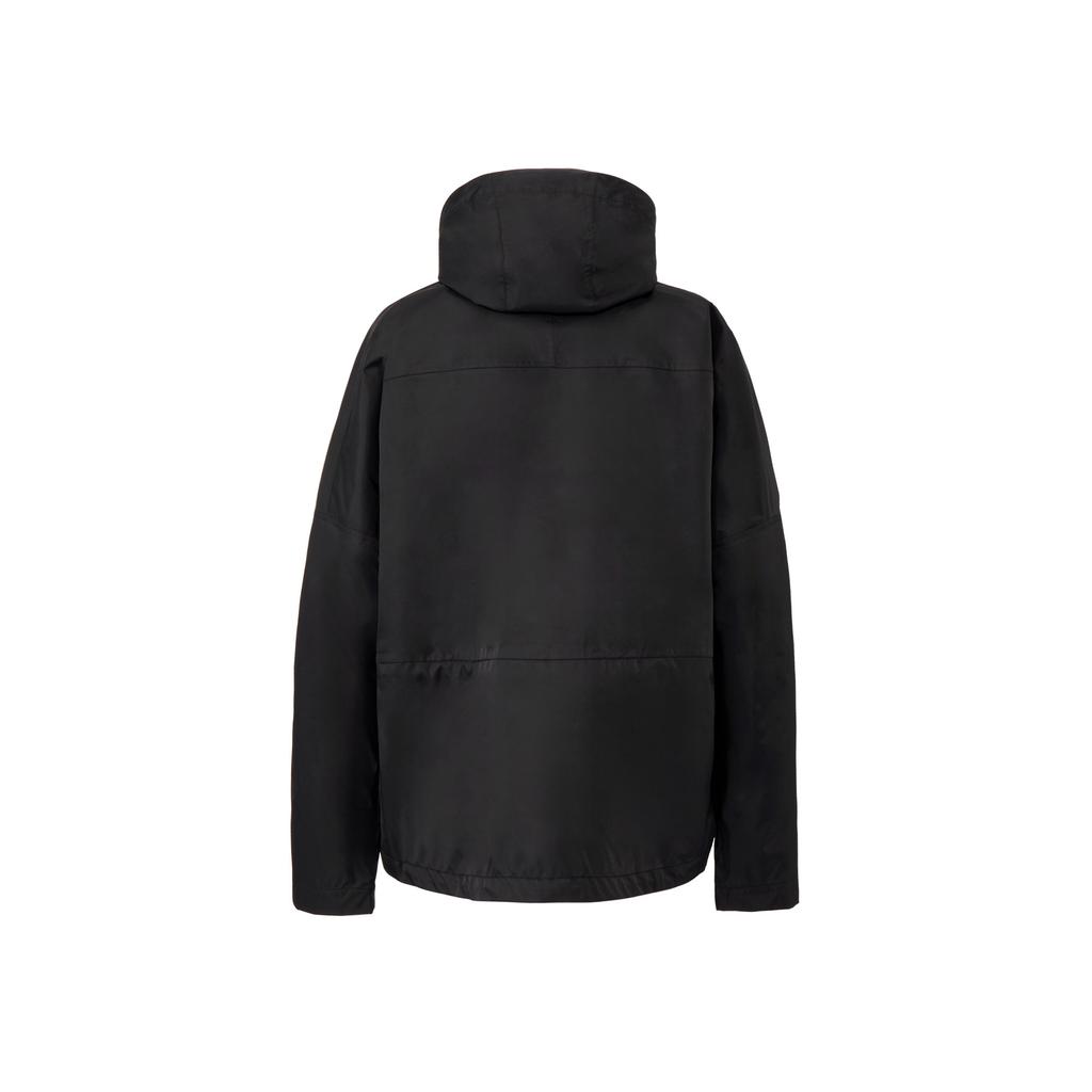 Onitsuka Tiger Ss26 Windbreaker Solid Color Hooded Zip Jacket Men jackets Black 2181B169-001