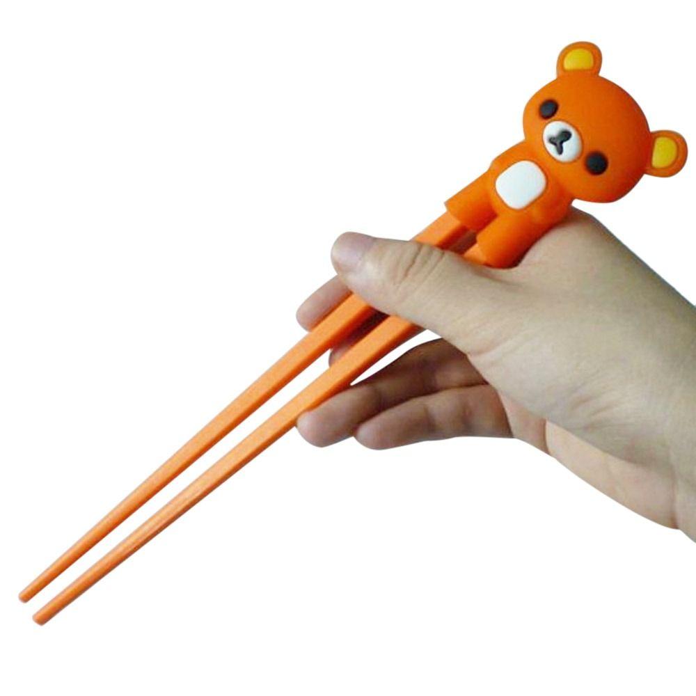 Cartoon Bear Training Chopsticks Eating Helper Beginner Chopstick Durable Learning Chopsticks