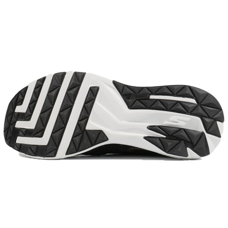 Skechers Go Run Ride Низкие беговые кроссовки Женские кроссовки Черно-белые 15200-BKW