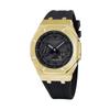 Casio Унисекс Серия с жидкокристаллическим/аналоговым двойным дисплеем Черные часы GA-2100-1A1-