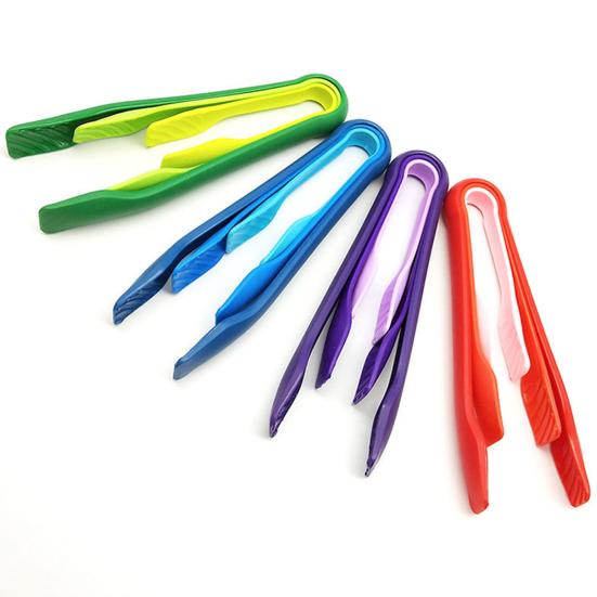 3 шт. зажим для еды с нескользящей ручкой, пищевые термостойкие многоразовые щипцы для еды, салата, хлеба, торта, гриль, кухонные аксессуары