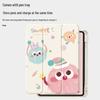 A Si Wa 360-Degree Rotating Cartoon iPad Case with Pen Slot