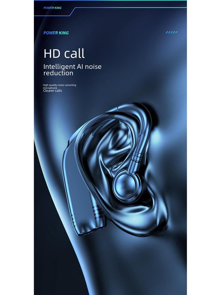 M99 Ear-Hook Bluetooth 5.2 Wireless Sports Business Headset – Long Standby, Hot Sale