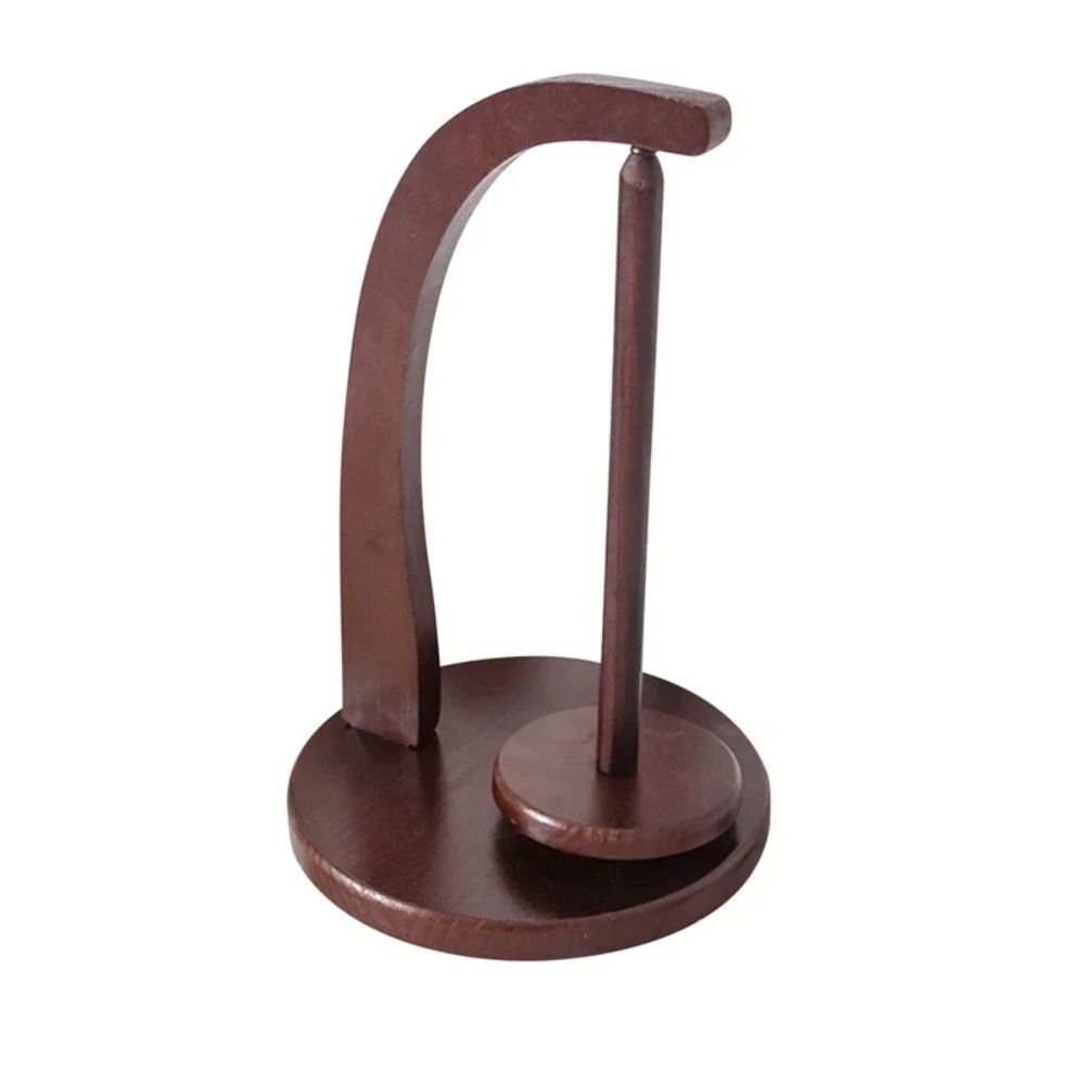 Rotating Wooden Yarn Holder Spinning Yarn Stand Knitting Tool Thread Spool Crochet