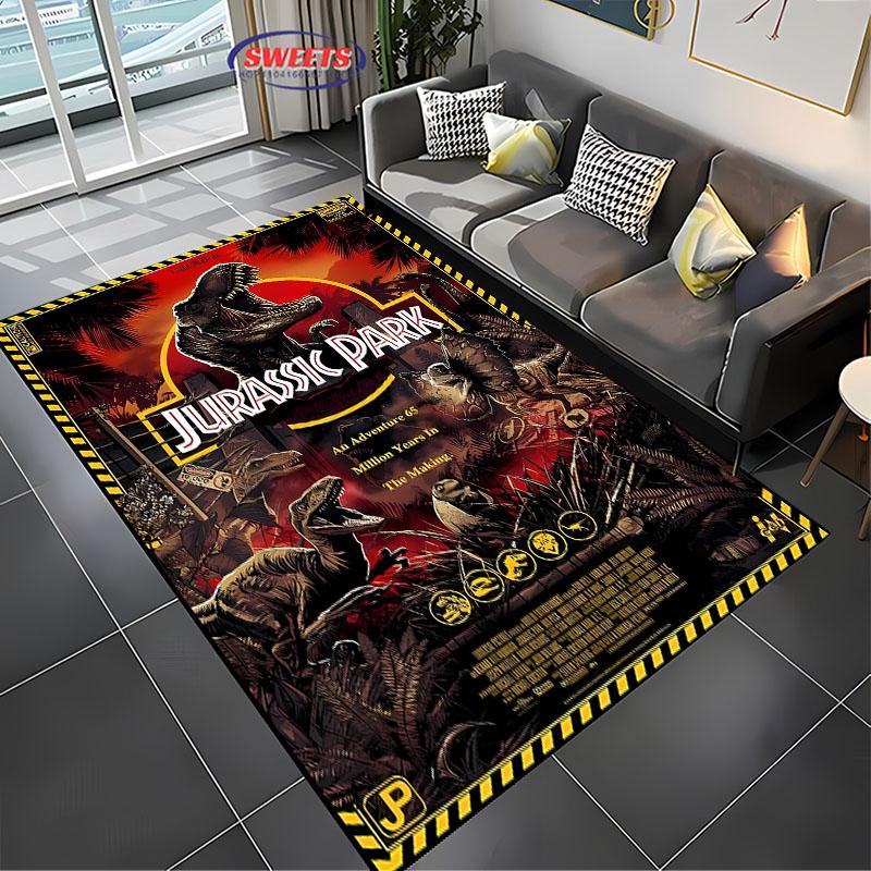 Новые полки! Классический ковер «Парк Юрского периода», выбор для гостиной, спальни, офиса, детской комнаты, нескользящий, машинная стирка