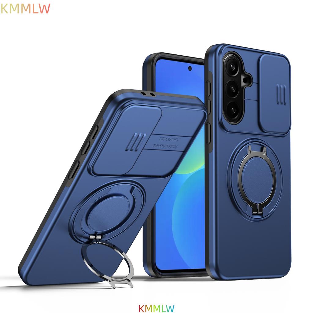 Роскошный противоударный чехол-броня для Samsung Galaxy A57 A56 A36 A26 A06 A54 A14 С магнитной подставкой-держателем Защита объектива Ударопрочный чехол