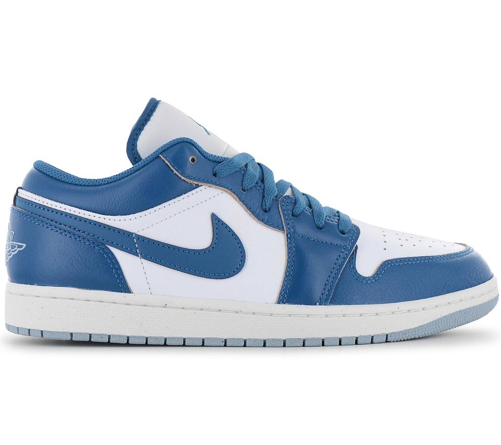 Air JORDAN 1 Low SE - Мужская Обувь Кроссовки Бело-Синий FN5214-141 ОРИГИНАЛ