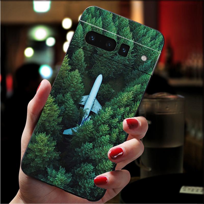 Aircraft Airplane fly travel cloud Plane Phone Case For Google Pixel 10 Pro 9 Pro XL 9A 8 7 6 Pro Pixel 8A 7A 6A Pixel 8 7 6 5