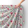 Royal Samt Stoff Polyester Zum Nähen - Motiv Blumen - Rdx2879