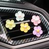 Автомобильный воздухозаборник Декоративный зажим Daisy Auto Air Conditioner Vent Crystal Daisy Смола Украшения для салона автомобиля DIY Декор Аксессуары