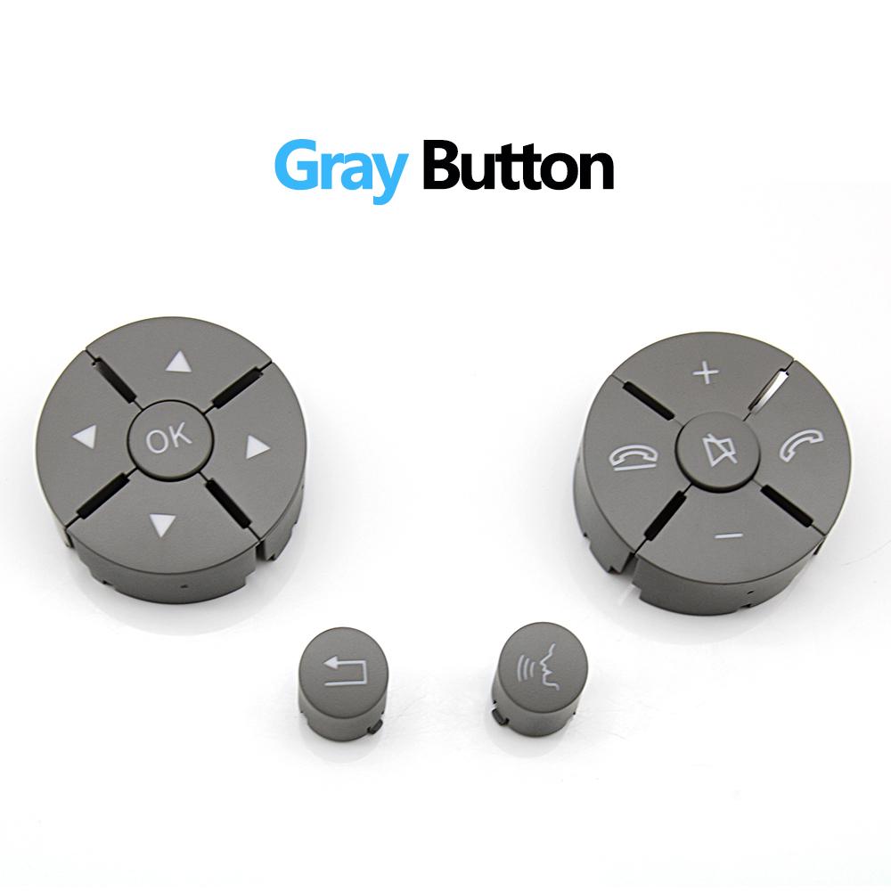 Car Steering Wheel Control Buttons Cover For Mercedes Benz C GLK E Class W204 W207 W212