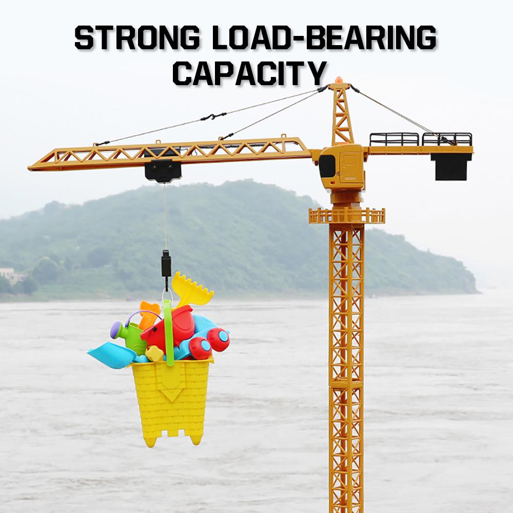 Non-Toxic Huina 1585 Remote Control Alloy Tower Crane Children'S Electric Remote Control Engineering Truck Model Simulation Toys For Children
