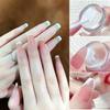 1Set Transparent Nail Art Silicone Stamping Stamper Scraper Image Plate Manicure Print Tool Diy With Cap Seal Printing Nail Tool