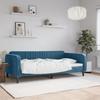 VidaXL Daybed Blue 100x200 Cm Velvet 354092