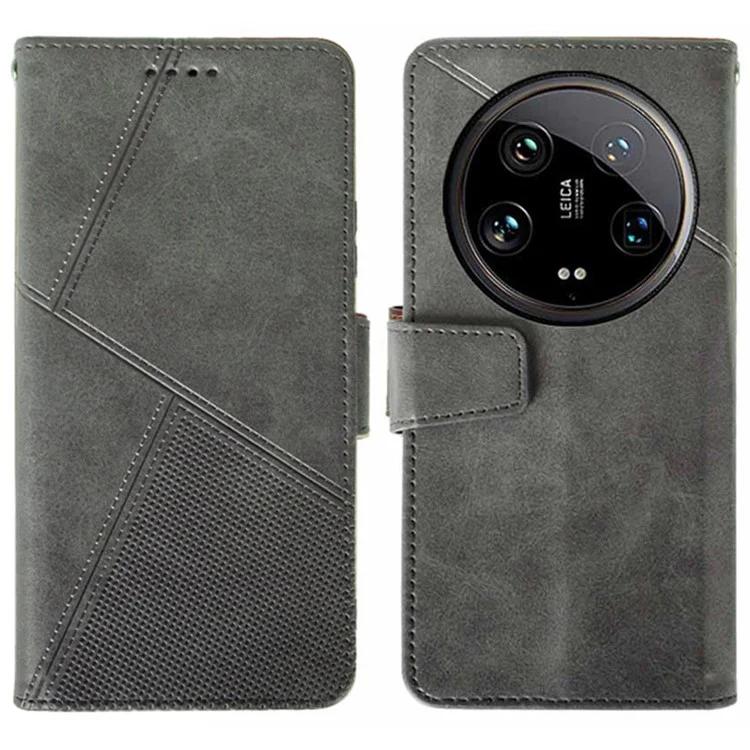 Для Xiaomi 14 Ультра кожаный чехол с текстурой теленка чехол-кошелек для телефона