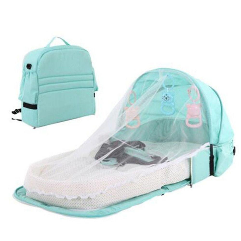 Durable Baby Travel Backpack Waterproof Baby Travel Bed Multifunctional Portable Mommy Bag Baby