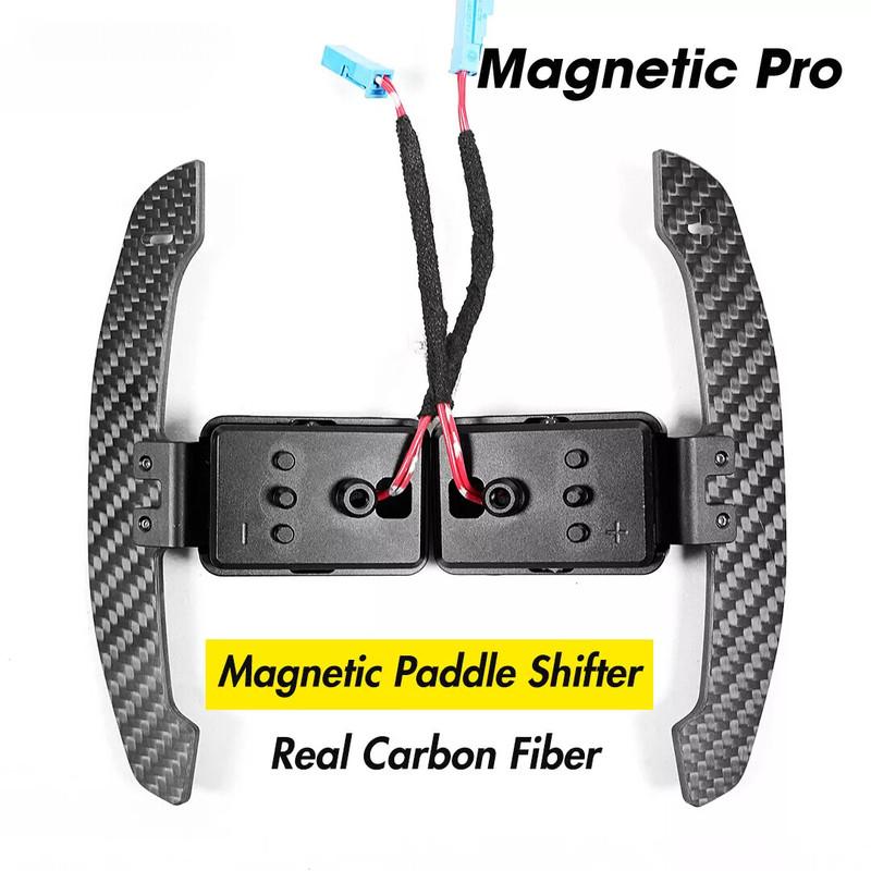 For BMW 1 2 3 4 Series F20 F21 F23 F30 F33 X2 F39 X3 F25 X4 F26 M4 F82 Magnetic Real Carbon Fiber Steering Wheel Paddle Shifter
