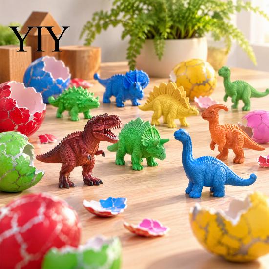 Dinosaur Egg Advent Calendar with 24 Water Hatching Eggs, Color Crack Grow Christmas Countdown Gifts Dino Educational Toy for Kids, Gift Party Favors
