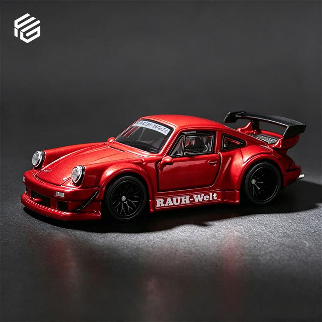 Пред-FG 1:64 RWB 930 литая реалистичная модель автомобиля из сплава с полностью открывающимися деталями, игрушка в подарок на праздник для мальчиков, предмет для взрослой коллекции.