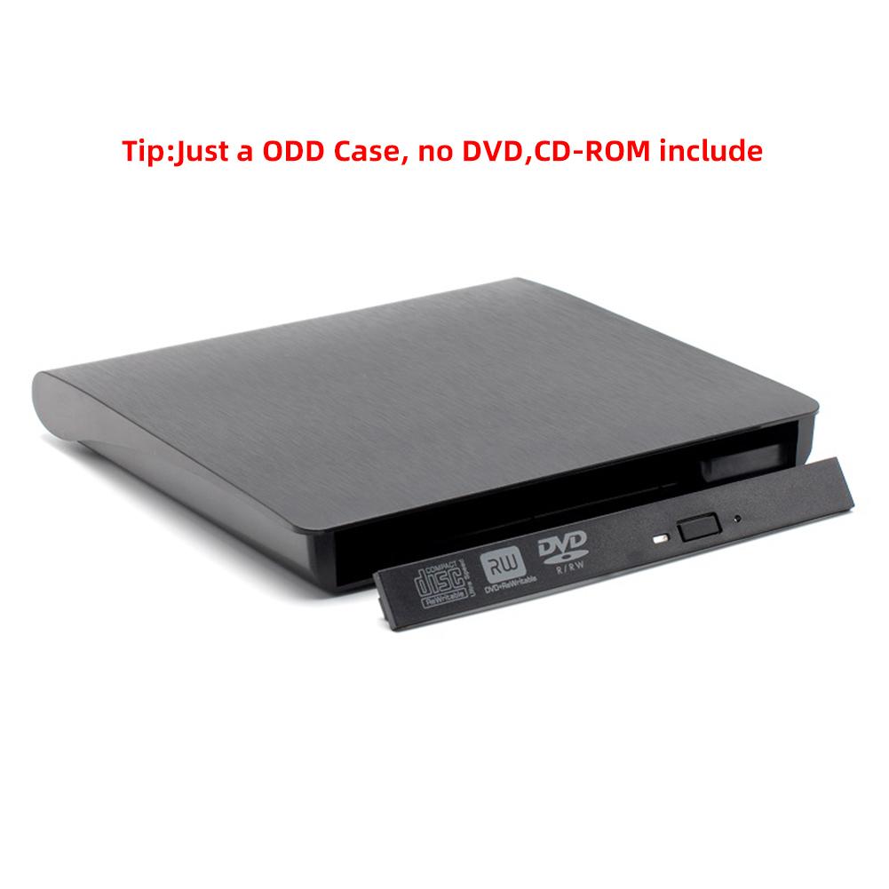 USB 3.0 / Type-C Корпус для оптического привода 9,5 мм / 12,7 мм Тонкий Внешний корпус DVD SATA на USB Кейс-коробка для CD-ROM ODD для ноутбука Настольного ПК