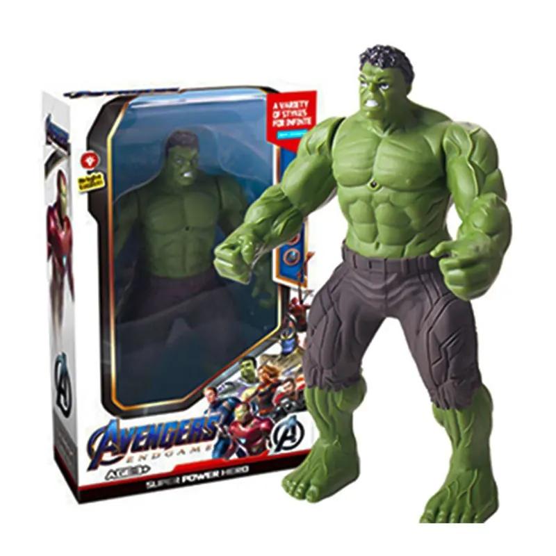 Игрушки Marvel Animation, Человек-паук, Халк, Железный человек, ПОЛИВИНИЛХЛОРИД Активные Соединяющиеся, Линия Коллекционных Фигурок Светящиеся Миниатюры, 2024