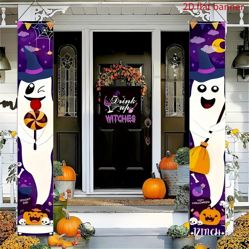 Photo Booth Prop 2pcs Set Halloween Decor Lightweight for Outdoor