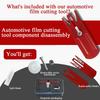 Portable Automotive Film Cutting Tool, Vehicle Wrapping Cutter Gadget, Garage Workshop Home Indoor Outdoor Use Car Accessores