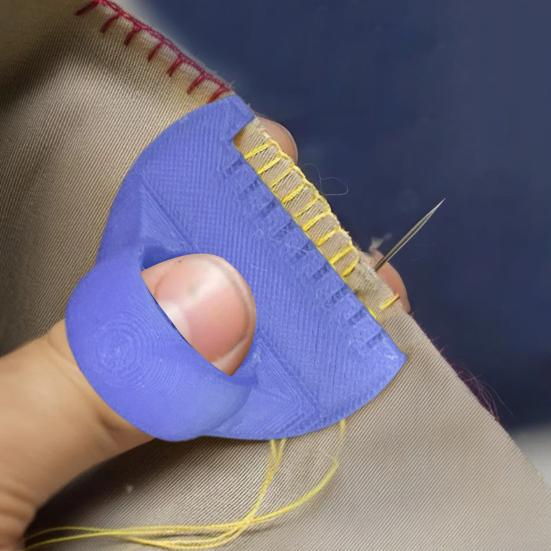 Шаблон для шитья для ровной строчки Руководство по шитью своими руками на большом пальце Портативный швейный инструмент для отделки швов Ручное шитье