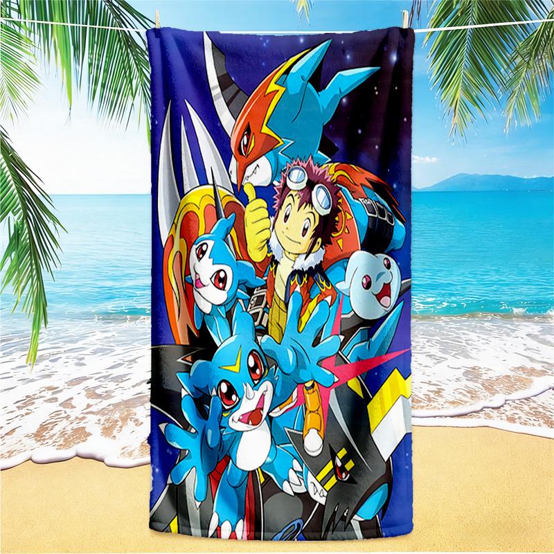 1pc Dragon Battle Heroic Quest beach towel,quick drying absorbent beach towel,outdoor sports swimming beach towel,Soft and comfortable Y72819