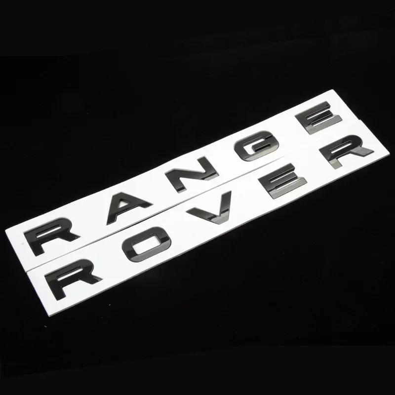 3D ABS Буквы Логотип Значок на Капот Автомобиля Наклейка на Капот Range Rover Эмблема L320 L322 L405 L494 Vouge Discovery Evoque Аксессуары НОВЫЕ