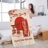 Логотип C-COCA C-COLAS Аниме Пляжное Полотенце для плавания Мягкое Впитывающее Мочалка Детские Подарки Для детей Путешествия Кемпинг Спортзал