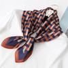 2025 Лето Роскошный Бренд Шелковый Платок Квадратный Женский Шали И Накидки Мода Офис Маленький Волосы Шея Хиджабы Фуляр Шарфы 70*70см