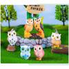 1Pcs Home Decoration Owls Figurine DIY Craft Micro Landscape Ornament New Animal Miniatures