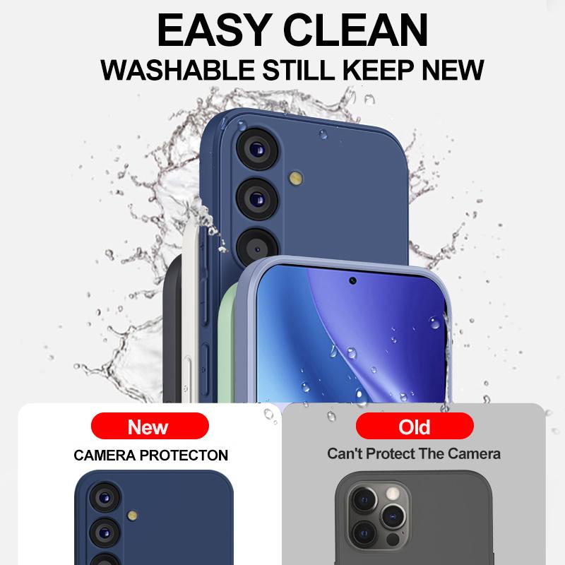 Чехол S26 S2 Ultra Plus Жидкий силикон Защита камеры Чехлы для телефона Для Samsung Galaxy S26 S2 S24 S 2 Ultra Plus Мягкая крышка