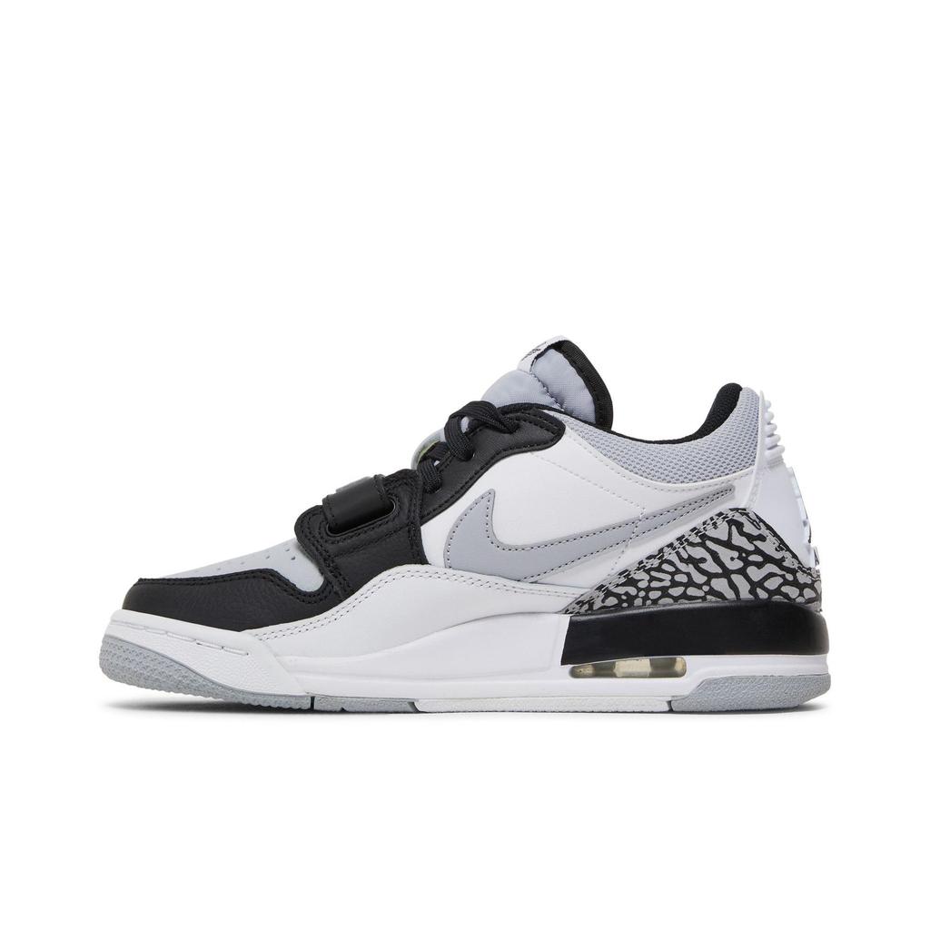 Air Jordan Legacy 312 Low Grade School 'Light Smoke Grey' (Unisex) White / Light Smoke Grey / Black Kids' Basketball Shoes CD9054 105