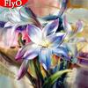 5D DIY Diamond Painting Lily Picture Of Rhinestone New Diamond Embroidery Mosaic Flower Decor For Home