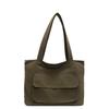 Chic Lightweight Tote Bag With Water-resistant Fabric Ideal For Autumn And Winter