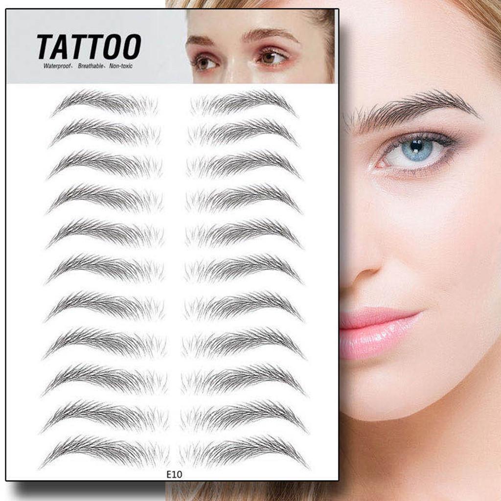4D Hair-Like Authentic Eyebrows Grooming Shaping Brow Shaper Макияж Наклейка для бровей
