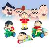 Adorable Crayon Shinchan Pvc Figurine Set Cute Cartoon Blind Box Collection