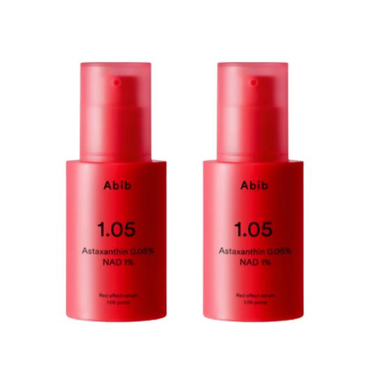 Abib Red Effect Serum 1.05 Pump – NAD 1% & Astaxanthin Anti-Aging, Firming & Brightening Serum 30ml × 2