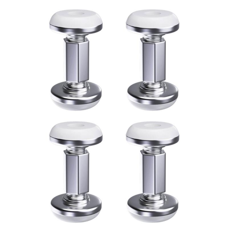 4Pcs No Drill Furniture Anti Shake Fixers Adjustable Height Stabilizers For Bed Frame Chair Table Easy to Installation