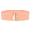 Fashion Lady Wide Belts Women Wide Elastic Belt Buckle Waist Dress Stretch