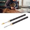 2pcs Sandalwood Handle Leather Edge Dye Pen Leather Edge Roller Pen  For Leather Working