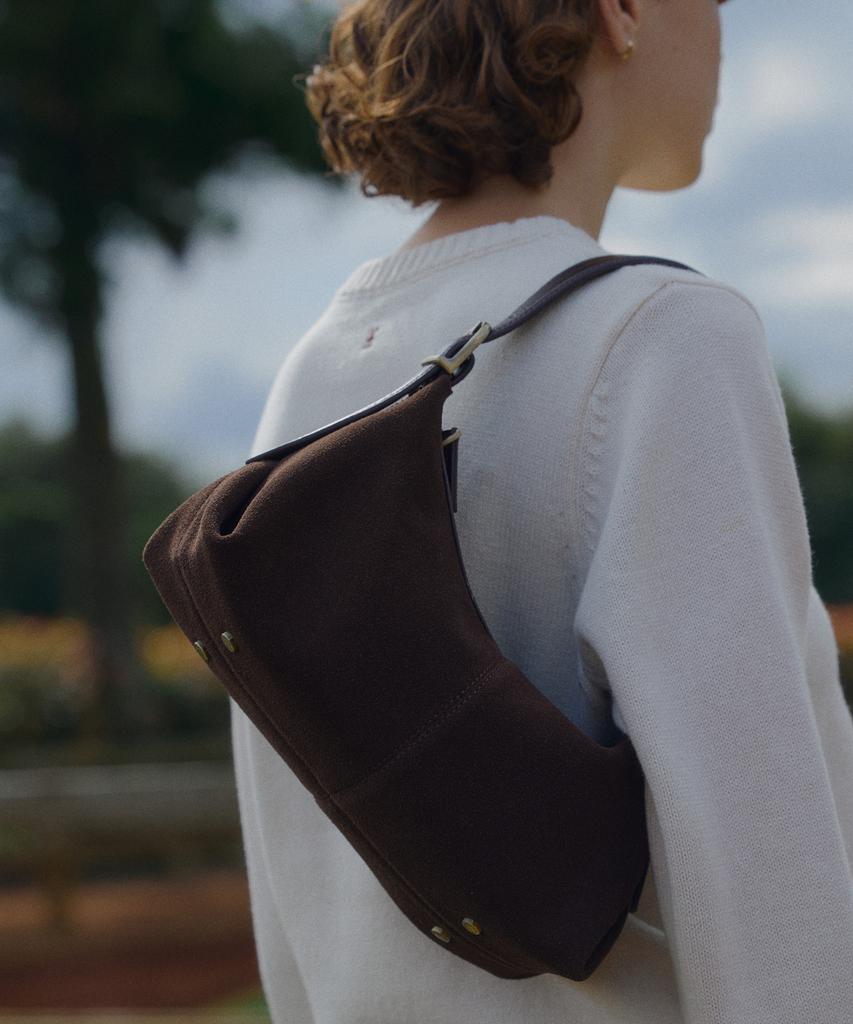 Folnua Mini Bateau Bag-Suede (2Color)
