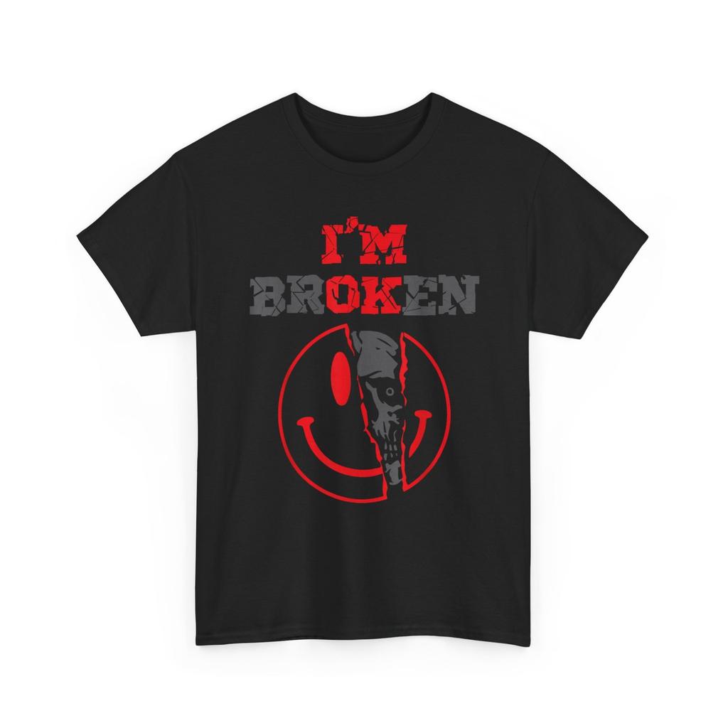 I'm OK Broken Shirt, Confused Smile I'm Broken Invisible Illness Shirt