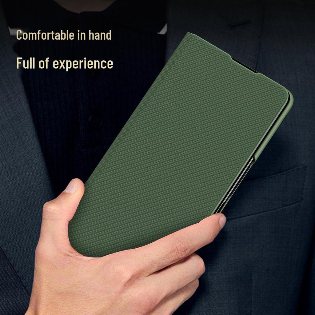 Чехол для серии Samsung Z Fold: Текстура углеродного волокна с кожей кевлар, Полное покрытие для Z Fold 4, 6 и 7