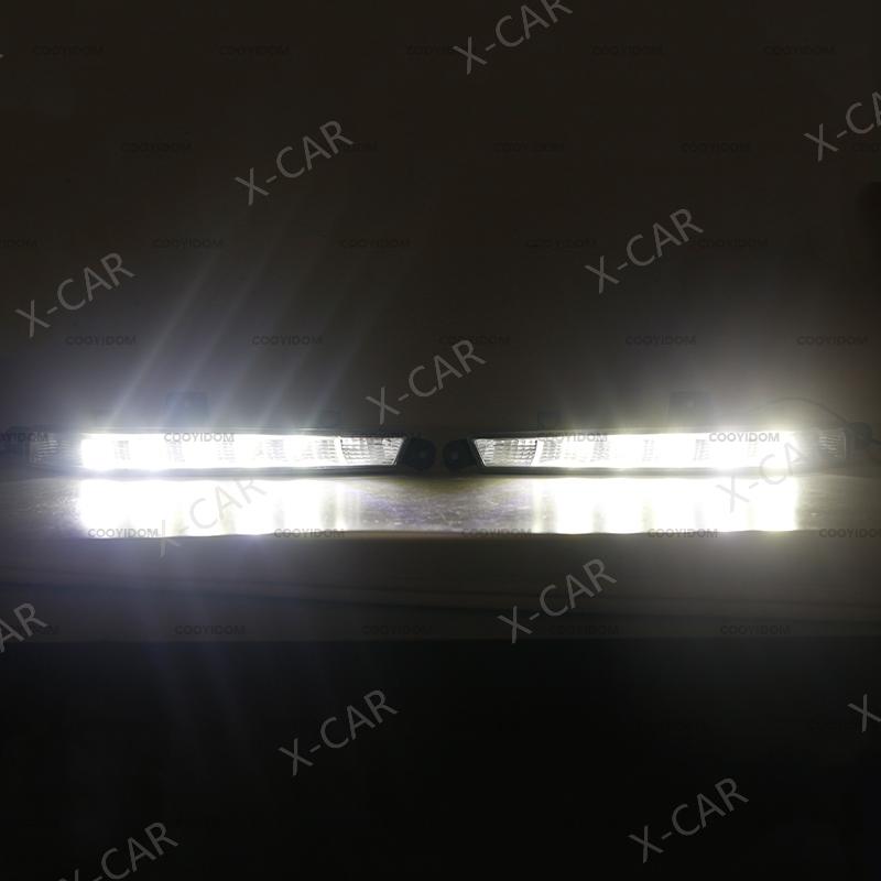 For Mercedes Benz W221 S63 AMG 2007-2013 Front Bumper LED DRL Daytime Running Driving Light Fog Lamp 2218201356 2218201456
