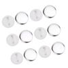 100 Sets 37mm Badge Pin Button Parts Badge Making Supplies DIY Crafts Materials